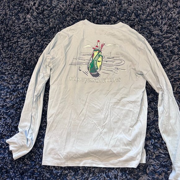 Vineyard Vines Long Sleeve Golf Tee - Picture 1 of 3
